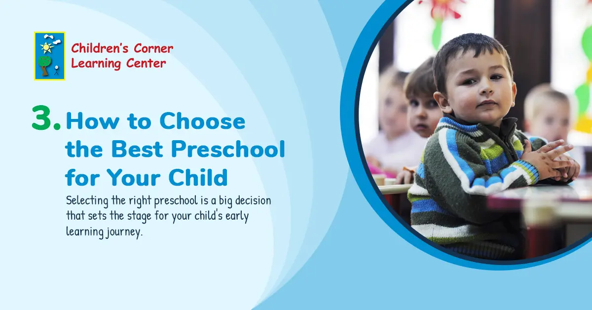 How to Choose the Best Preschool