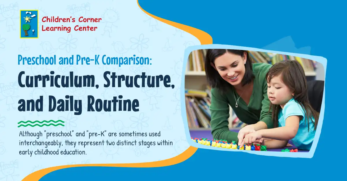Preschool and Pre-K Comparison